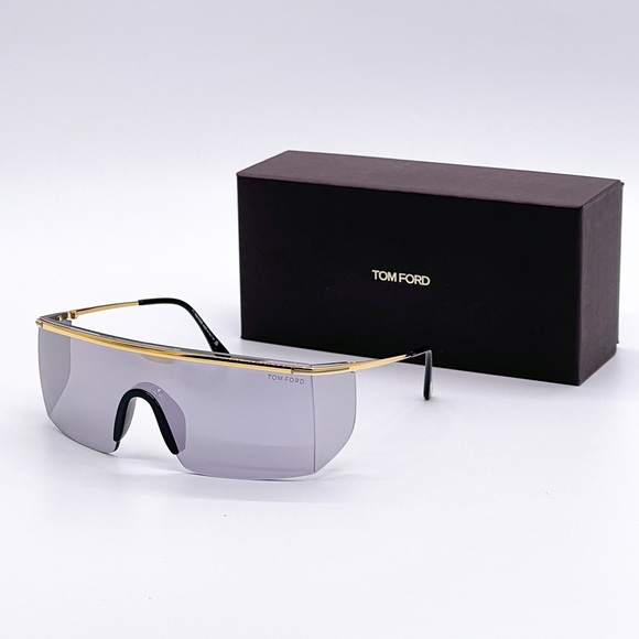 NEW TOM FORD PAVLOS-02 TF980 30C MEN’S SHIELD SUNGLASSES TOM FORD FT0980/S 30C - Picture 1 of 13